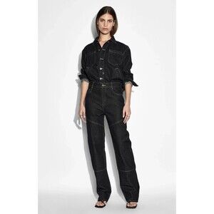 Ksubi Black Straight Leg Jeans